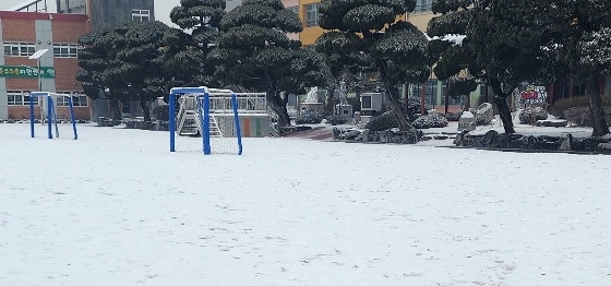 Unexpected snowfall